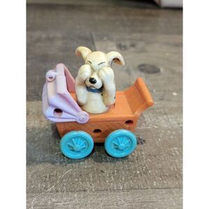 Disney Dalmatian 101 baby carriage car toy figure